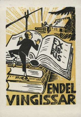 Ex libris Endel Vingissar 