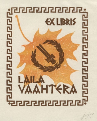 Ex libris Laila Vaahtera 