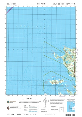 O-34-56 Vilsandi : Eesti = Estonia 1:100 000 