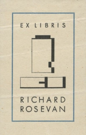 Ex libris Richard Rosevan 