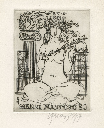 Ex libris Gianni Mantero 80