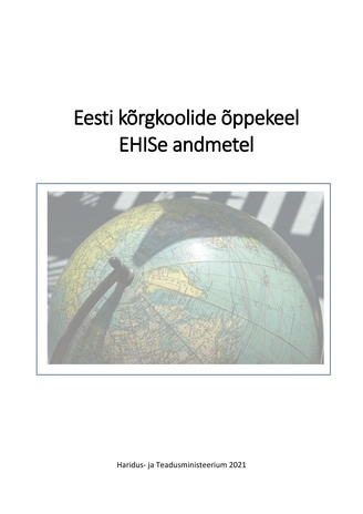 Eesti kõrgkoolide õppekeel EHISe andmetel 