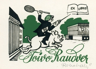 Ex libris Toivo Raudver 