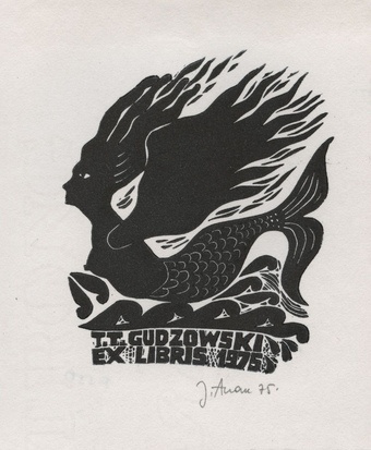 T.T. Gudzowski ex libris 1975 