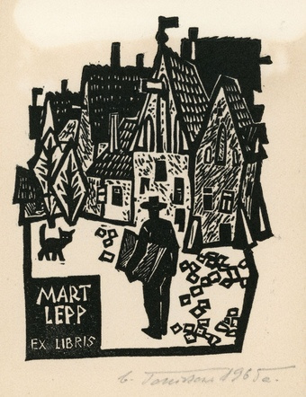 Mart Lepp ex libris 