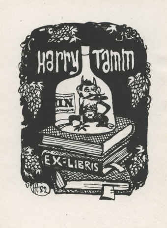 Harry Tamm ex-libris 