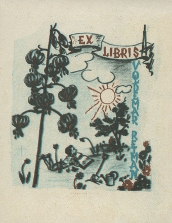 Ex libris Voldemar Retman 