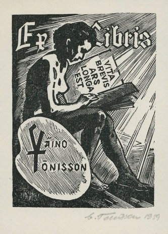 Ex Libris Väino Tõnisson 