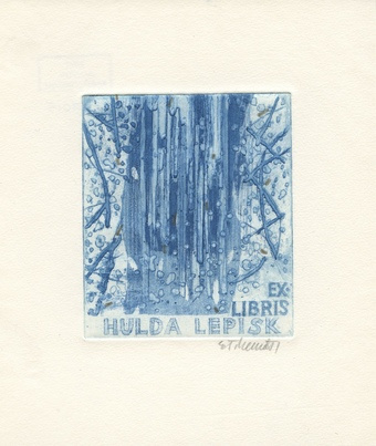 Ex-libris Hulda Lepisk 