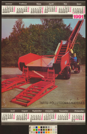 Tartu põllutöömasinatehas : 1991 
