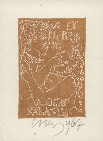 Ex libris Albert Kalame 