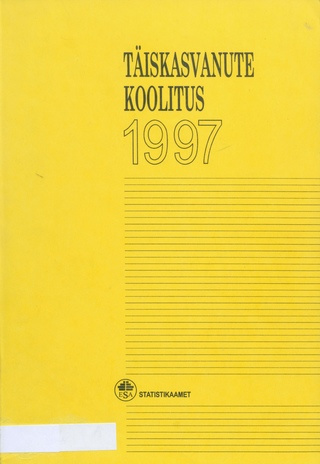 Täiskasvanute koolitus 1997 