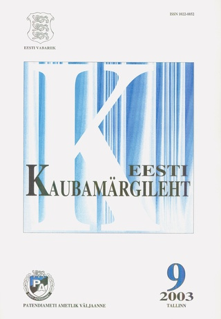 Eesti Kaubamärgileht ; 9 2003-09