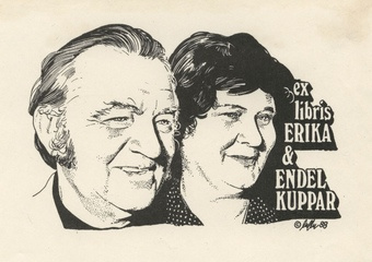 Ex libris Erika ja Endel Kuppar 