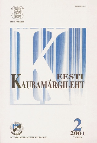 Eesti Kaubamärgileht ; 2 2001-02