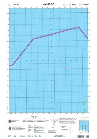O-35-05 Vaindloo : Eesti = Estonia 1:100 000 