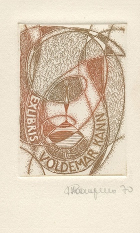 Exlibris Voldemar Kann 