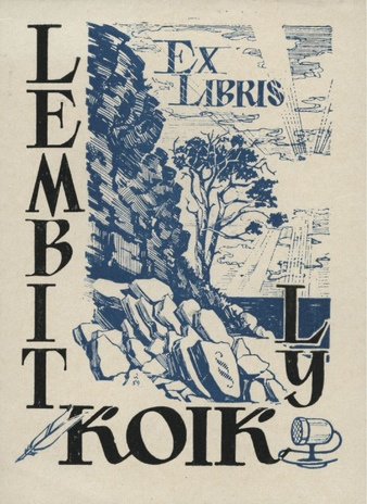 Lembit Ly Koik ex libris 