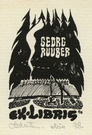 Ex-libris Georg Ruuber