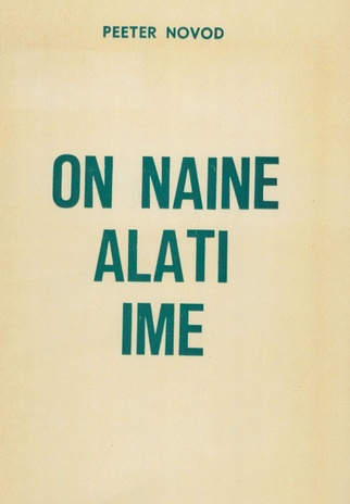 On naine alati ime : lembeluulet 1978-1991 