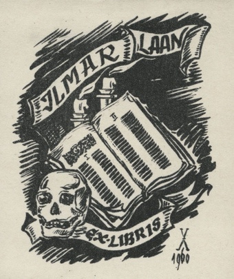 Ilmar Laan ex libris 