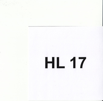 HL 17 : Eesti Muusikafondi heliarhiiv