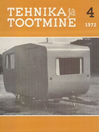 Tehnika ja Tootmine ; 4 1972-04