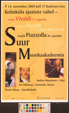 Kolmkõla ajastute vahel : Vivaldi, Haydn, Piazzolla 