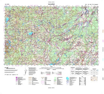 O-35-66-CD Valgjärve : Eesti = Estonia 1:50 000 