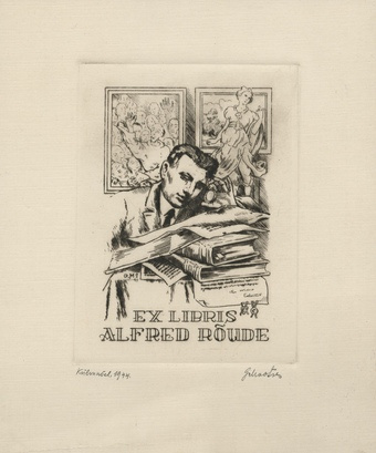 Ex libris Alfred Rõude 