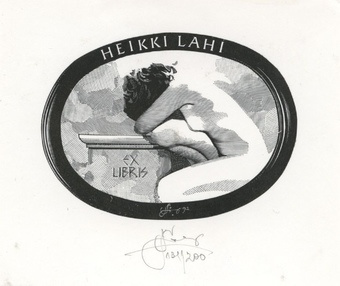 Heikki Lahi ex libris 