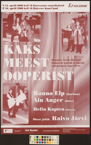 Kaks meest ooperist : Rauno Elp, Ain Anger 