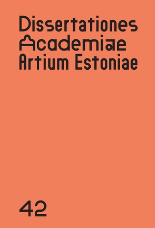 Participation as data? Architecture and cybernetics in Europe around 1968 : doctoral thesis = Osalus kui andmed? Arhitektuur ja küberneetika Euroopas 1968. aasta paiku 