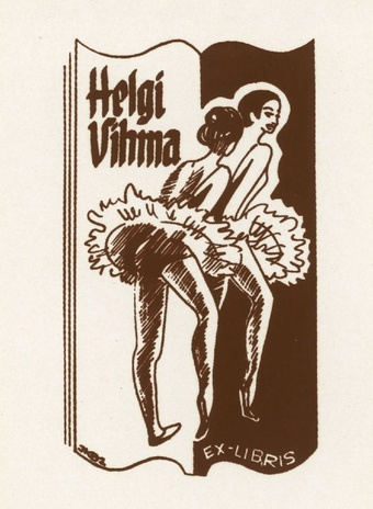 Helgi Vihma ex libris 
