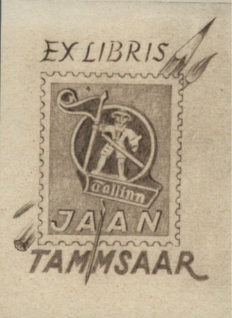 Ex libris Jaan Tammsaar 