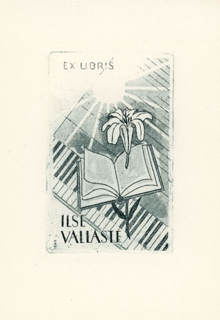 Ex libris Ilse Vallaste 
