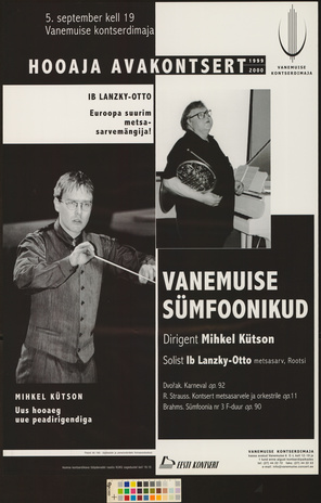 Hooaja avakontsert : Vanemuise Sümfoonikud, Mihkel Kütson, Ib Lanzky-Otto 