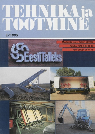 Tehnika ja Tootmine ; 3 1995-03