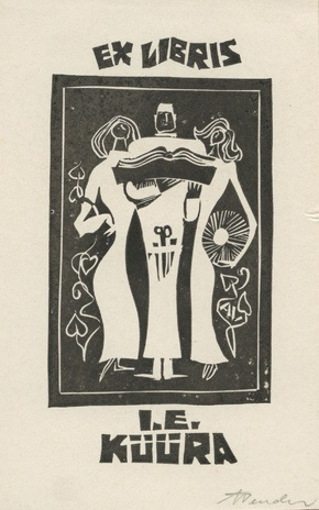 Ex libris I. E. Küüra 