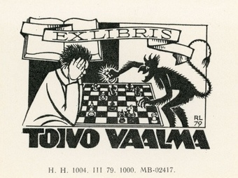 Ex libris Toivo Vaalma 