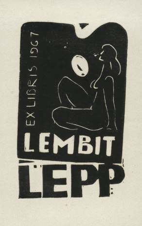Ex libris 1967 Lembit Lepp 