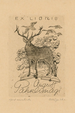 Ex libris August Pähklimägi 