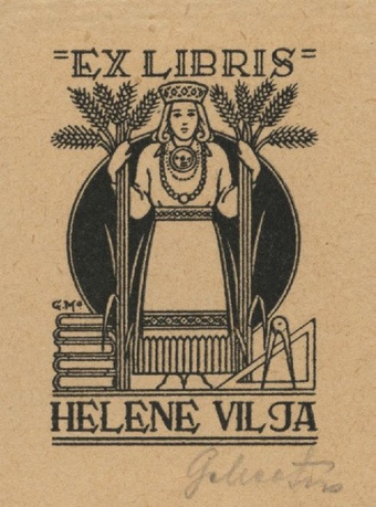 Ex libris Helene Vilja 