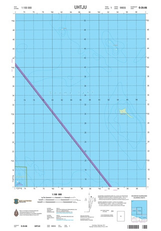 O-35-06 Uhtju : Eesti = Estonia 1:100 000 