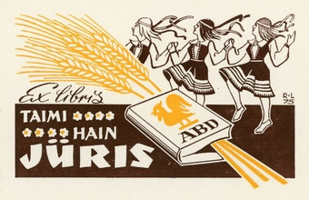 Ex libris Taimi Hain Jüris 