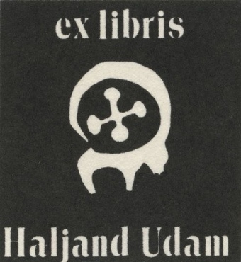 Ex libris Haljand Udam 