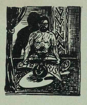 Ex libris V. Vinn 