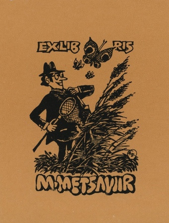 Ex libris M. Metsaviir 