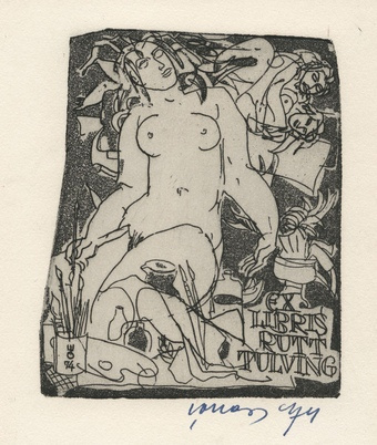 Ex libris Rutt Tulving 