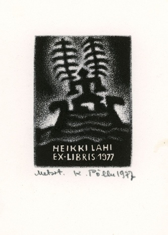 Heikki Lahi ex-libris 1977 